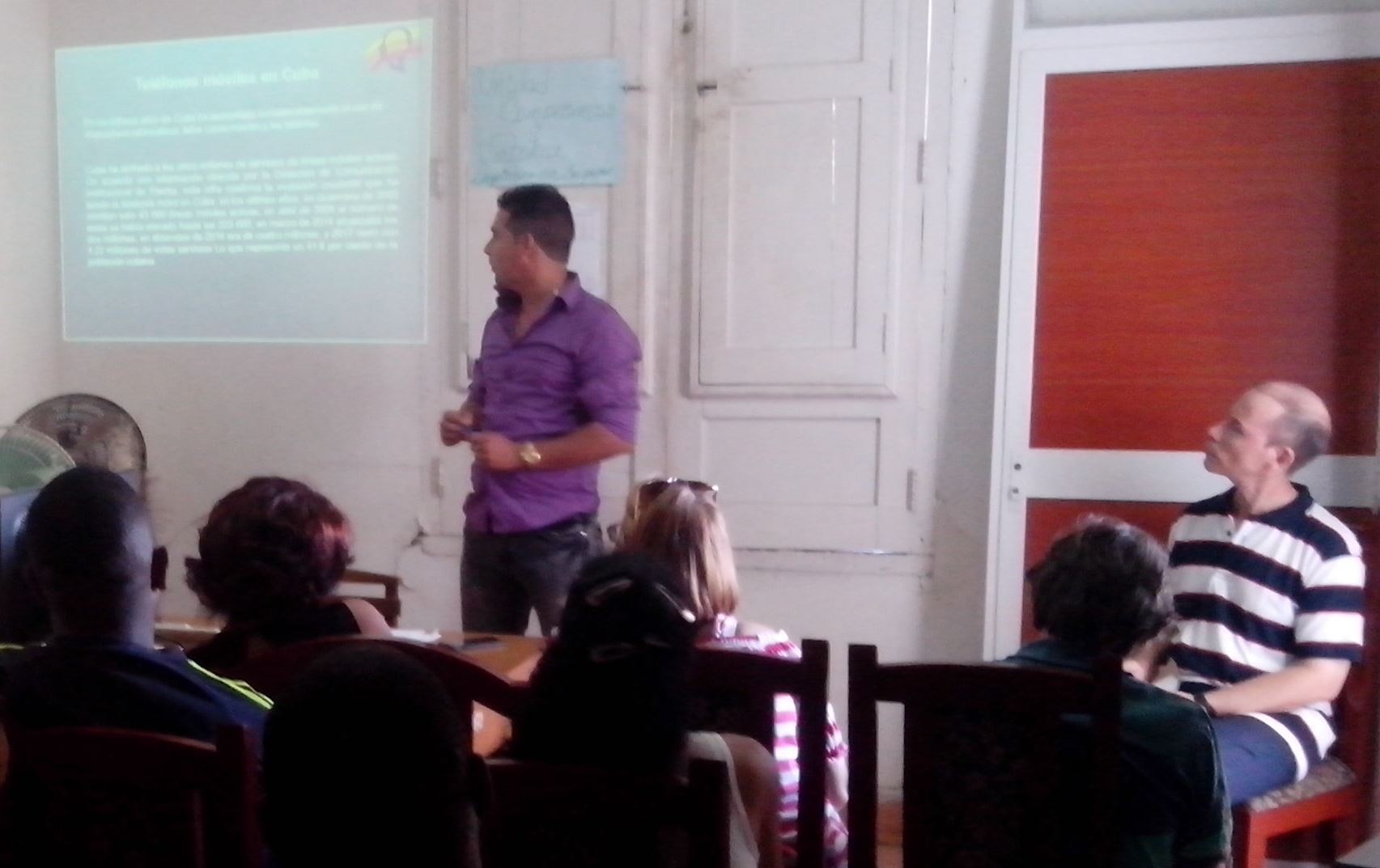 The young researcher Javier Tamayo talks about one of the results of the CLA